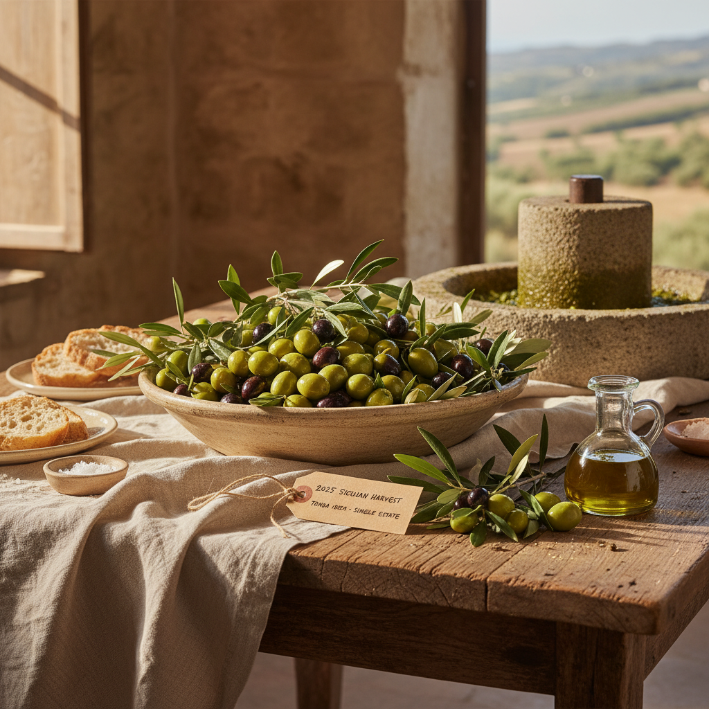 2025 Single-estate Sicilian Extra Virgin Olive Oil (500 mL)
