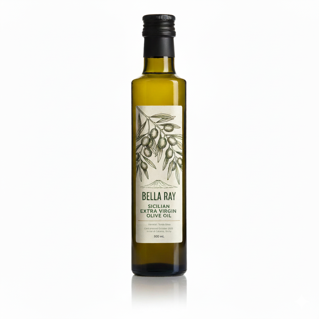 2025 Single-estate Sicilian Extra Virgin Olive Oil (500 mL)